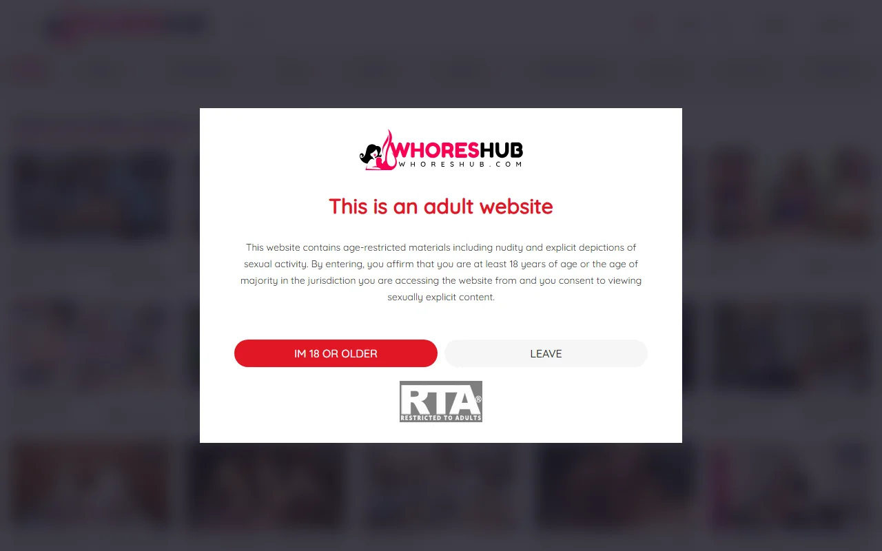Screenshot: Whoreshub Screenshot of Whoreshub